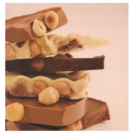 Plaquette de chocolat au lait et aux noisettes